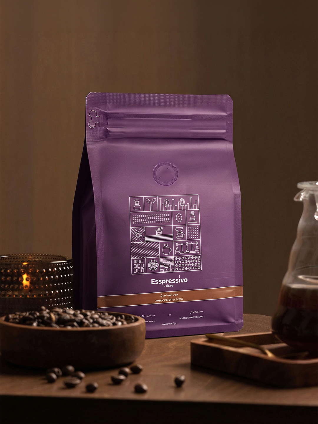 حبوب قهوه أمريكية